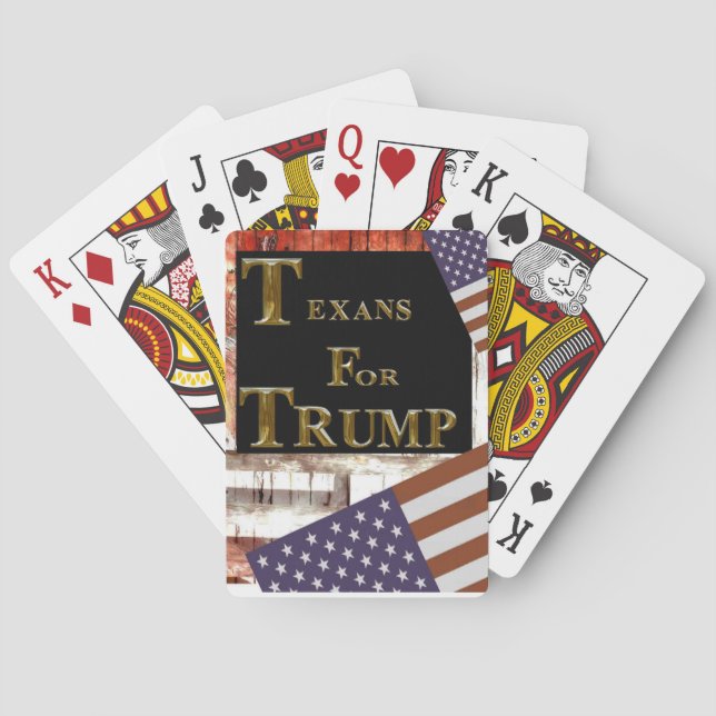 TEXANER FÖR TRUMP CASINOKORT (Baksidan)