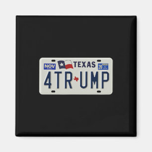 Texaner för Trump Vintage-registreringsskylt Kampa Magnet
