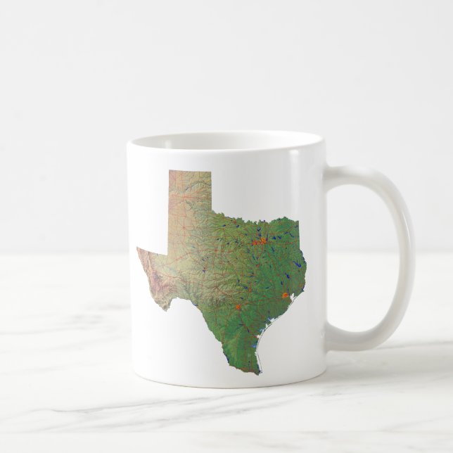 Texanflagga + Kartamugg Kaffemugg (Höger)