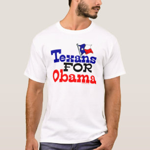 Texans för den Obama T-tröja T Shirt
