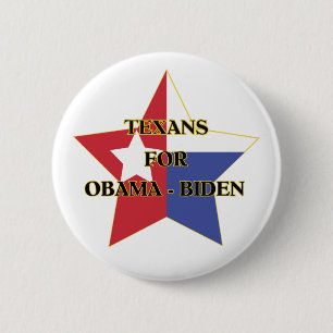 Texans för Obama-Biden Knapp