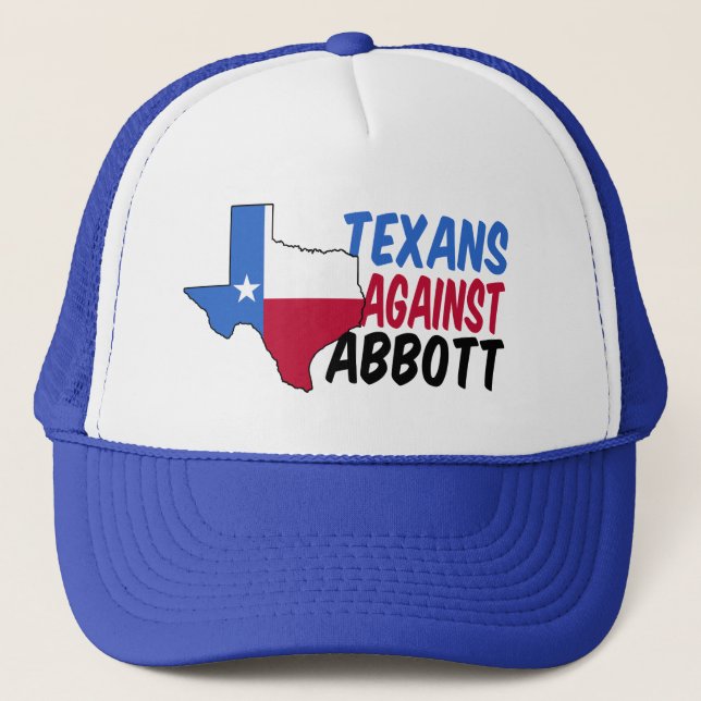 Texans mot Greg Abbott för guvernör Demokrat Keps (Framsida)