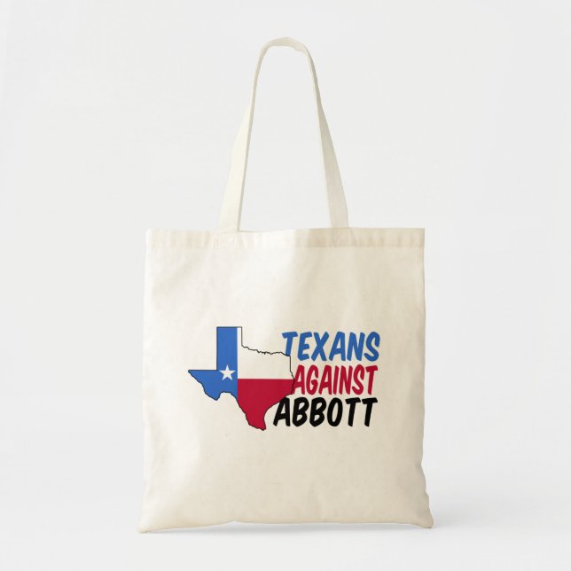 Texans mot Greg Abbott för guvernör Tygkasse (Framsidan)