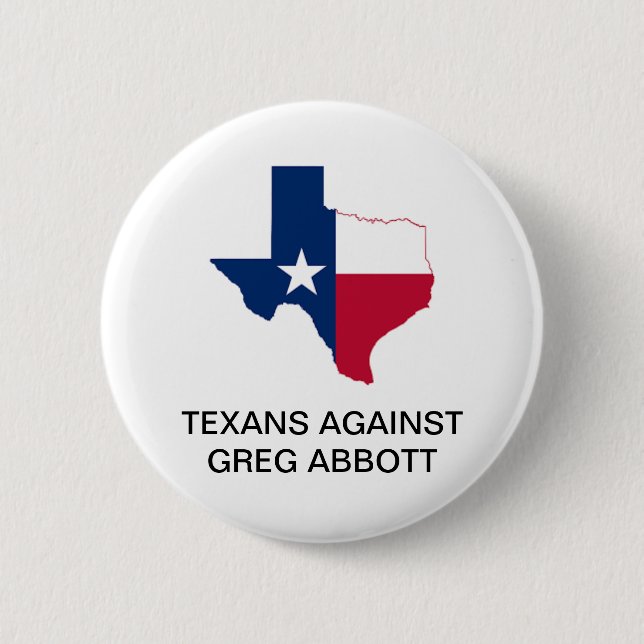 TEXANS MOT GREG ABBOTT GOVERNOR Button Knapp (Framsida)