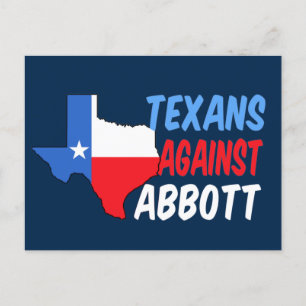 Texans mot Greg Abbott Vykort