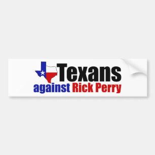Texans mot Rick Perry Bildekal