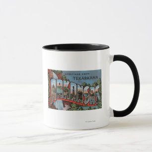 Texarkana Arkansas (vattenfallplatsen) Mugg
