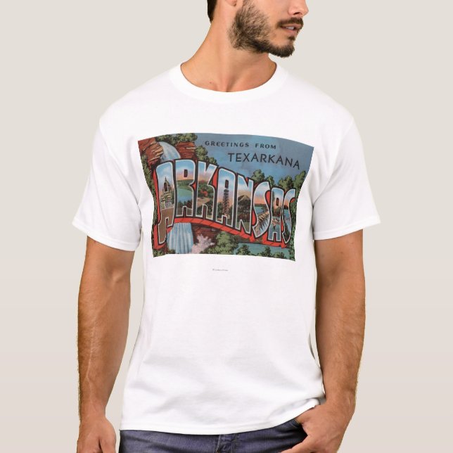 Texarkana Arkansas (vattenfallplatsen) T Shirt (Framsida)