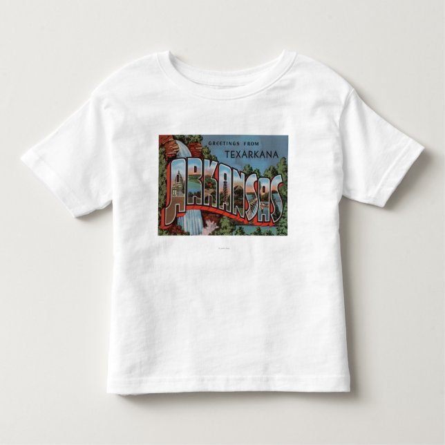 Texarkana Arkansas (vattenfallplatsen) T-shirt (Framsida)