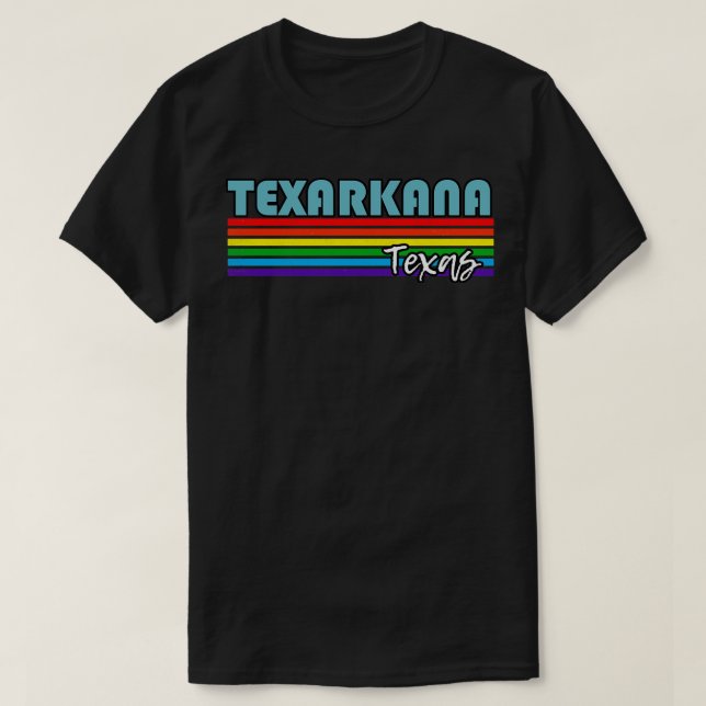 Texarkana Texas Pride Texarkana LGBT-gåva S T Shirt (Design framsida)