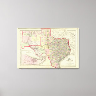 Texas 12 canvastryck
