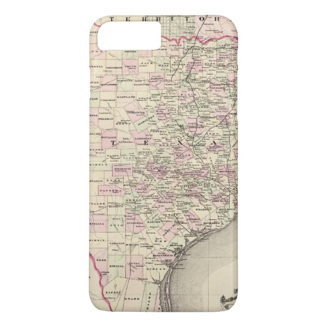 Texas 12 Case-Mate iPhone skal (Baksida)