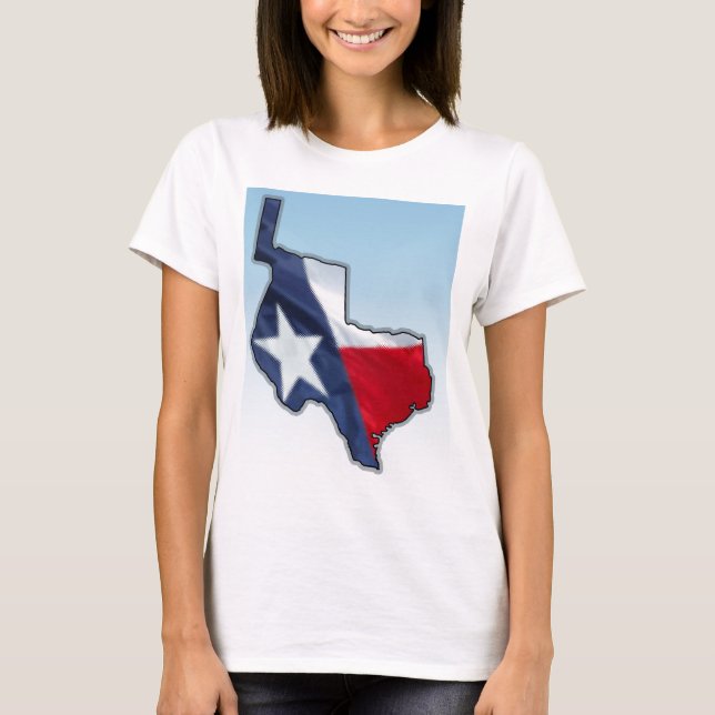 Texas 1836 tee shirt (Framsida)