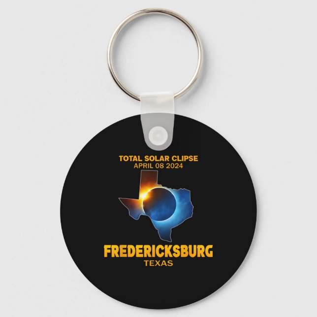 Texas 2024 Total Solar Eclipse Nyckelring (Framsida)