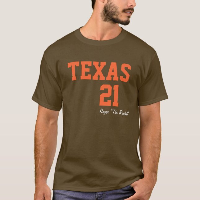 TEXAS #21 VINTAGE BASEBALL JERSEY TEE (Framsida)