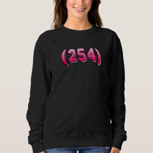 Texas 254 Area Code Killeen Waco Temple Tx T Shirt