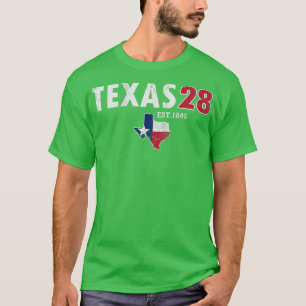 Texas 28th State 1845 Vintage Texan T Shirt