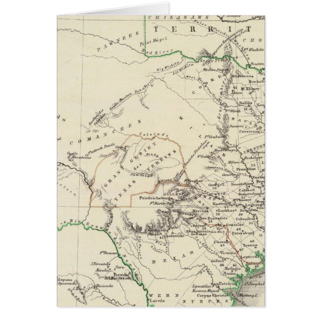 Texas 2 hälsningskort (Framsidan)