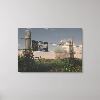 Texas 2-sommar canvastryck