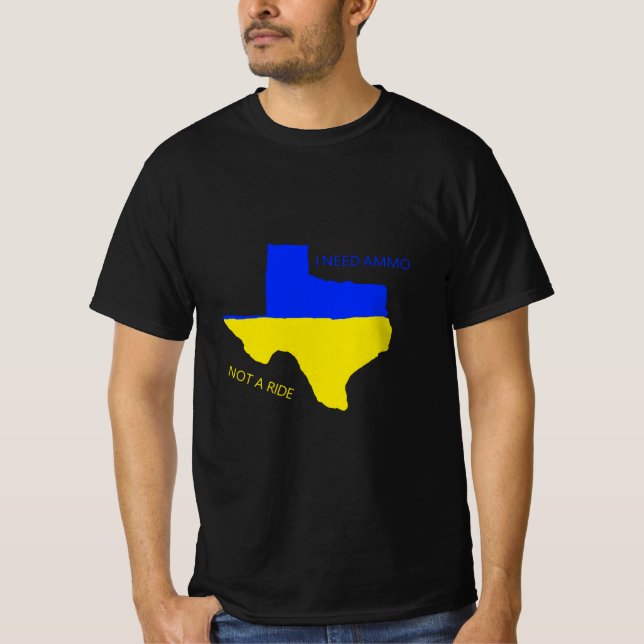 Texas <3 Ukraina T Shirt (Framsida)