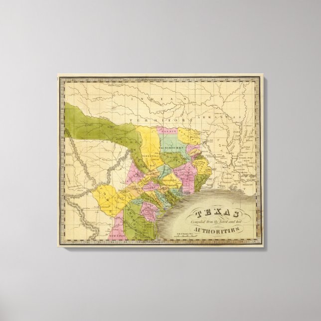 Texas 5 canvastryck (Framsida)