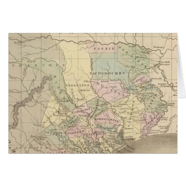 Texas 6 hälsningskort (Framsidan Horizontal)