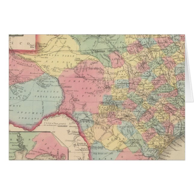 Texas 7 hälsningskort (Framsidan Horizontal)