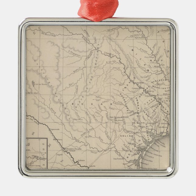 Texas 8 julgransprydnad metall (Framsidan)