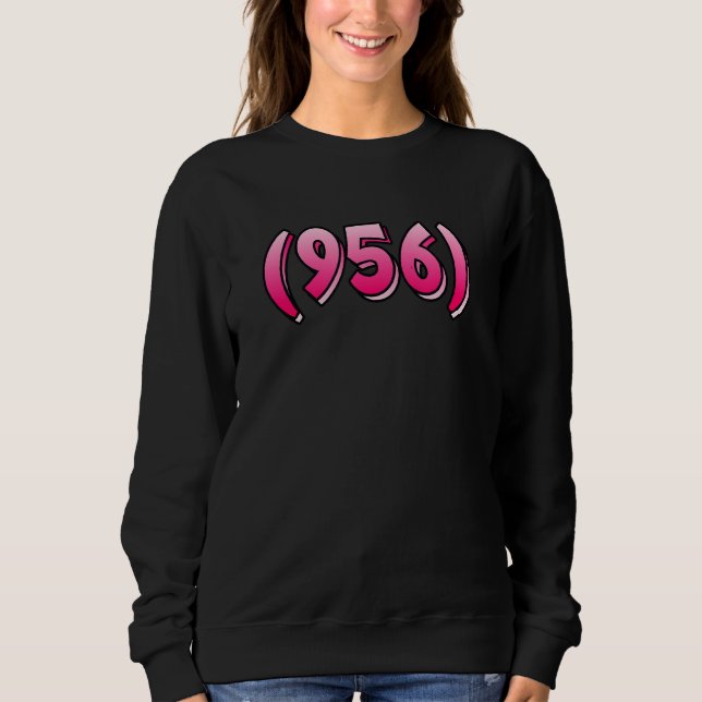 Texas 956 Area Code Laredo Brownsville Mcallen Edi T Shirt (Framsida)