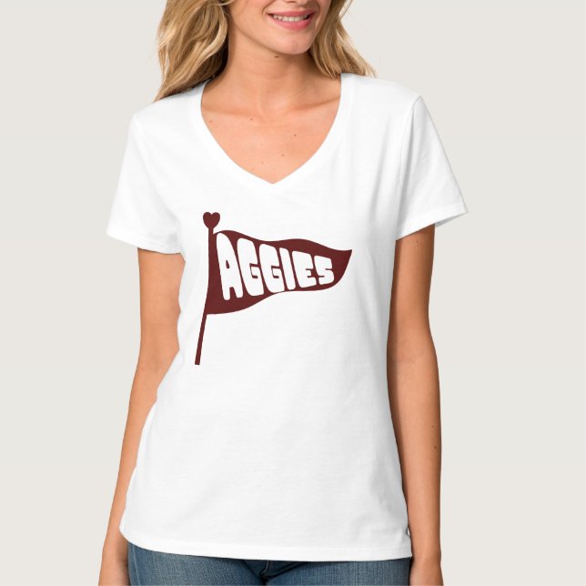 TEXAS A&M AGGIES T-SHIRT (Framsida)