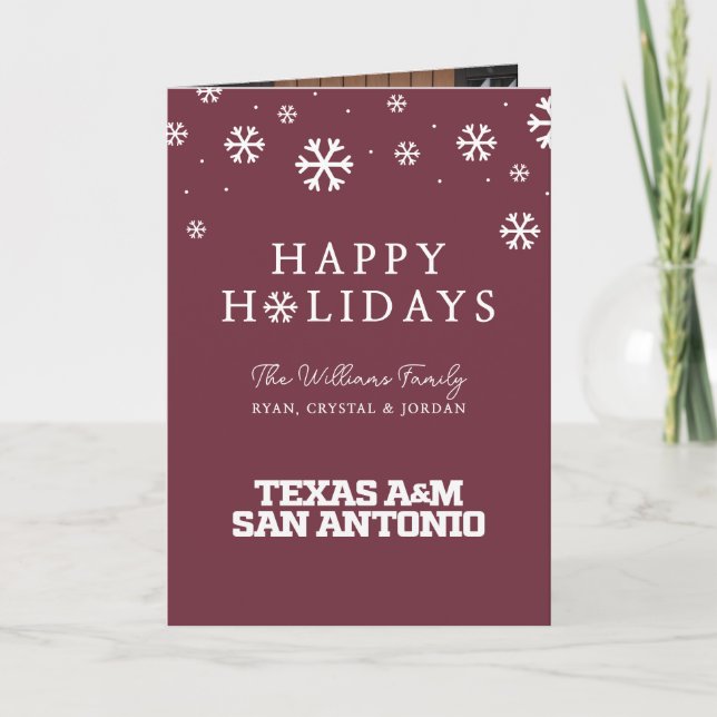 Texas A&M San Antonio Helgkort (Framsida)