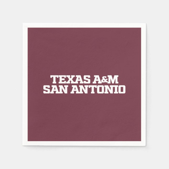 Texas A&M San Antonio Pappersservett (Framsidan)