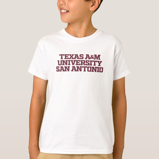 Texas A&M Universiteten-San Antonio 3 T Shirt (Framsida)