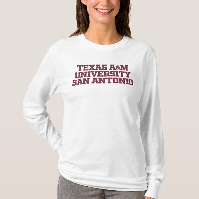 Texas A&M Universiteten-San Antonio 3 T Shirt (Framsida)