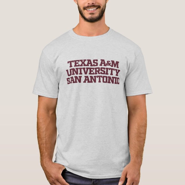 Texas A&M Universiteten-San Antonio 3 T Shirt (Framsida)