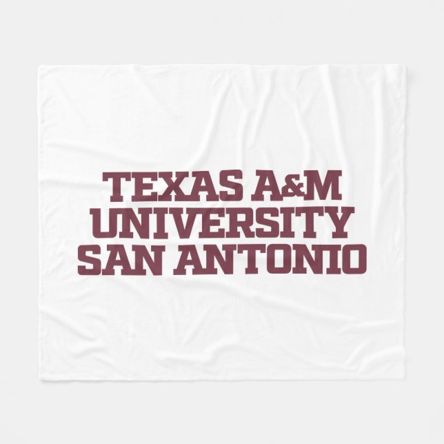 Texas A&M Universiteten-San Antonio Fleecefilt (Framsidan (Horisontell))