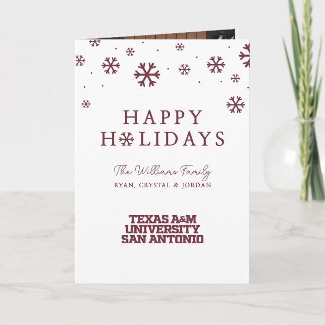 Texas A&M Universiteten-San Antonio Helgkort (Framsida)