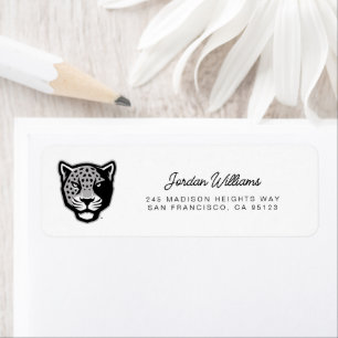 Texas A&M Universiteten-San Antonio Jaguars Returadress Etikett