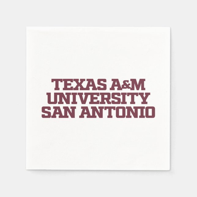 Texas A&M Universiteten-San Antonio Pappersservett (Framsidan)