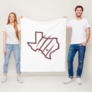 Texas A&M Universiteten-San Antonio Statlig Logo Fleecefilt