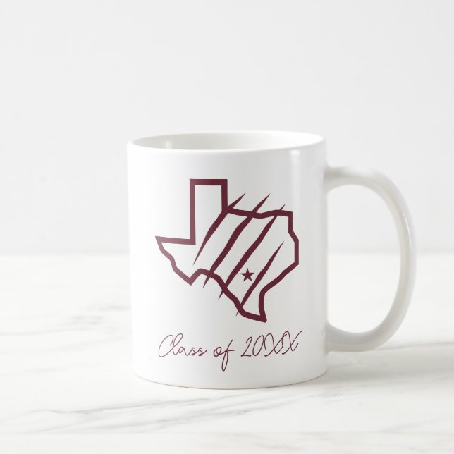 Texas A&M Universiteten-San Antonio | Statlig Logo Kaffemugg (Höger)
