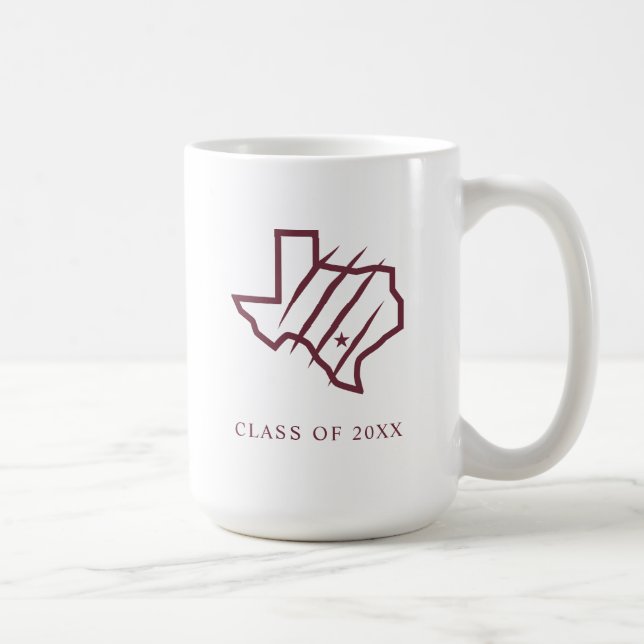 Texas A&M Universiteten-San Antonio | Statlig Logo Kaffemugg (Höger)