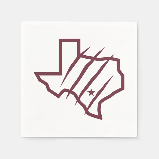 Texas A&M Universiteten-San Antonio | Statlig Logo Pappersservett (Framsidan)
