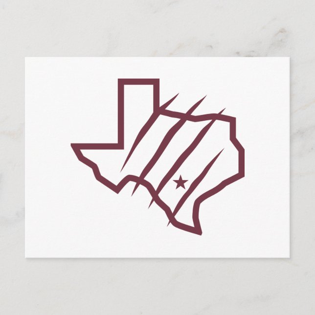 Texas A&M Universiteten-San Antonio | Statlig Logo Vykort (Framsida)