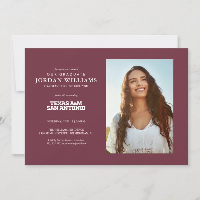 Texas A&M University-San Antonio Meddelande (Framsida)