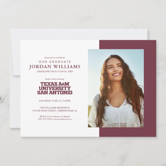 Texas A&M University-San Antonio Meddelande (Framsida)