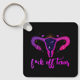 Texas Abortion Ban Celestial Uterus Protest Nyckelring