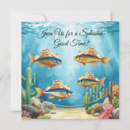 Texas Akvariet Cowboyfiskfestin Inbjudan