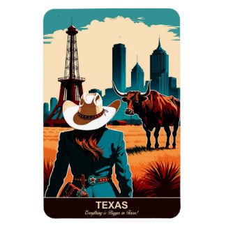 Texas: Allt är Bigger i Texas Flexible Magnet