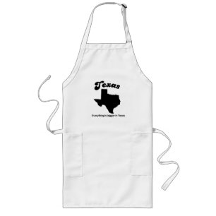 Texas - allt är större långt förkläde